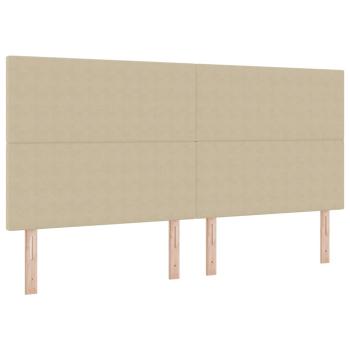 Kopfteil Hellgrün-Grau 200 cm Cordstoff