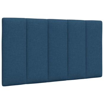 Bettgestell ohne Matratze "Hanko" Blau 90x200 cm Stoff