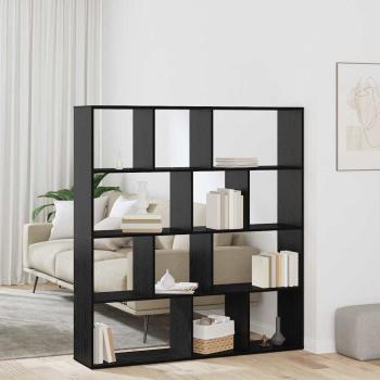 ARDEBO.de - Bücherregal Schwarze Eiche 132 x 29 x 141.5 cm Holzwerkstoff