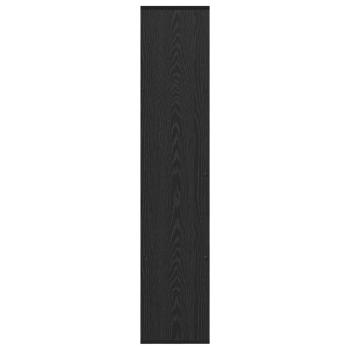Bücherregal Schwarze Eiche 132 x 29 x 141.5 cm Holzwerkstoff