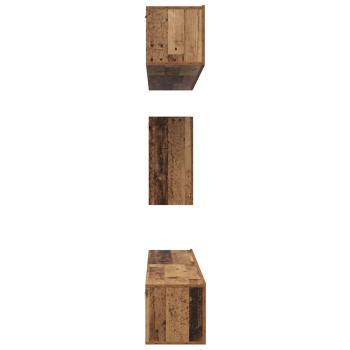 TV-Schrank-Set 6 pcs Altholz 100 x 30 x 30 cm Holzwerkstoff