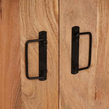 Nachttisch Braun 38 x 33 x 58 cm Akazie Massivholz