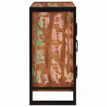 Nachttisch Mehrfarbig 38 x 33 x 58 cm recyceltes Massivholz