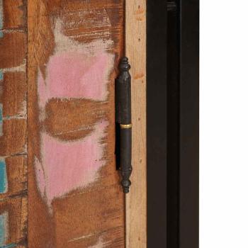 Nachttisch Mehrfarbig 38 x 33 x 58 cm recyceltes Massivholz