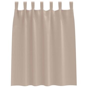 Verdunkelungsvorhänge 2 pcs Taupe 140 x 140 cm Polyester