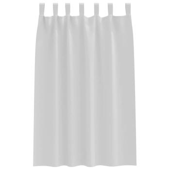 Verdunkelungsvorhänge 2 pcs Hellgrau 175 x 140 cm Polyester