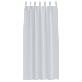 Verdunkelungsvorhänge 2 pcs Hellgrau 225 x 140 cm Polyester