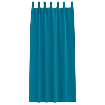 Verdunkelungsvorhänge 2 pcs Türkis 225 x 140 cm Polyester
