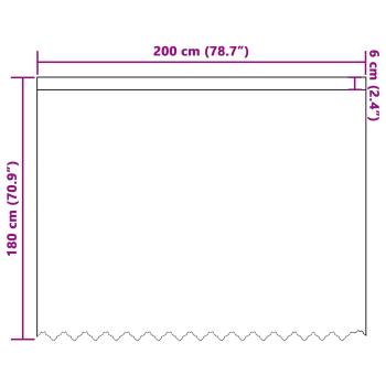 Spitzenvorhang mit Vorhängen Floral Weiß 180 x 200 cm Polyester