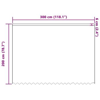 Spitzenvorhang mit Vorhängen Floral Weiß 300 x 200 cm Polyester