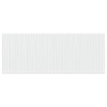 Spitzenvorhang mit Vorhängen Floral Weiß 1200 x 260 cm Polyester