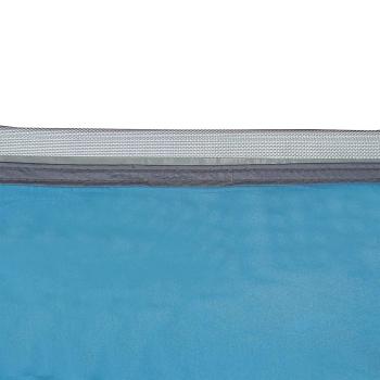 Heckklappenzelt Personen 190 x 150 x 185 cm Blau Taft