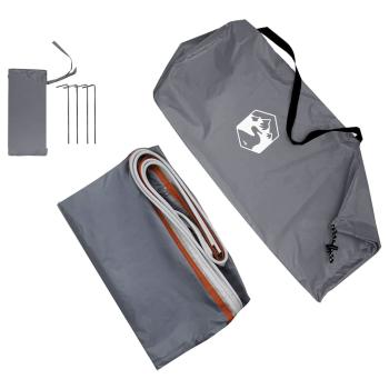 Zelt mit Dach Sonstiges Grau und Orange und Schwarz 190 x 150 x 185 cm