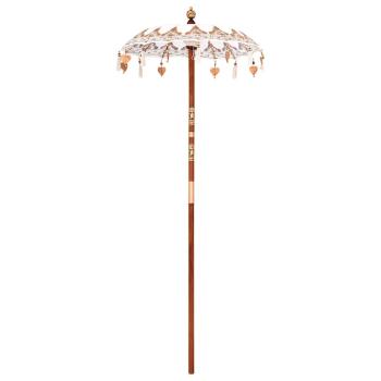 Balinesischer Sonnenschirm Sonstiges Creme x 260 cm