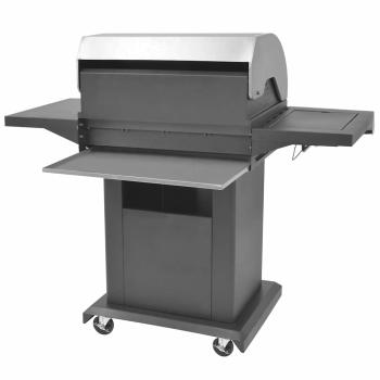 Gas Grill Silber 132 x 61 x 118 cm Edelstahl