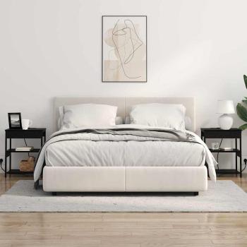 Nachttisch Schwarze Eiche 41 x 31 x 51 cm Holzwerkstoff