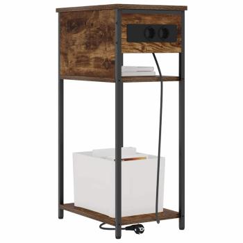 Nachttisch Räuchereiche 28,1 x 40,9 x 75 cm Holzwerkstoff