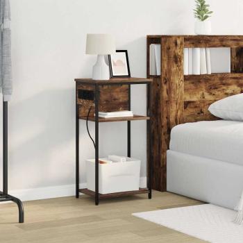 Nachttisch Räuchereiche 28,1 x 40,9 x 75 cm Holzwerkstoff