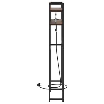 Stauraum-Kopfteil Braune Eiche 75 cm Holzwerkstoff