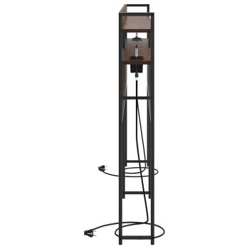 Stauraum-Kopfteil Braune Eiche 180 cm Holzwerkstoff