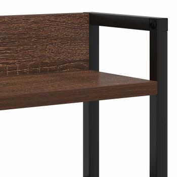 Stauraum-Kopfteil Braune Eiche 180 cm Holzwerkstoff
