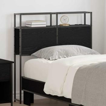 ARDEBO.de - Stauraum-Kopfteil Schwarze Eiche 75 cm Holzwerkstoff