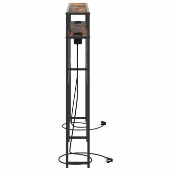 Stauraum-Kopfteil Räuchereiche 150 cm Holzwerkstoff