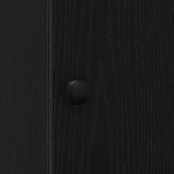 Küchenschrank mit Schubladen mit Regal mit Speicher mit Tür Schwarze Eiche Holzwerkstoff