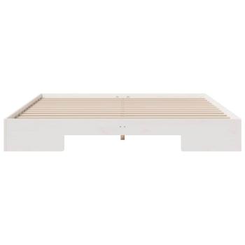 Bettgestell Weiß 200 x 200 cm