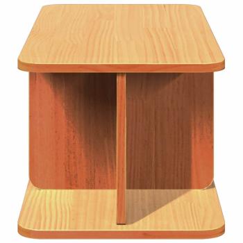 Couchtisch Wachsbraun 80 x 39,5 x 33,5 cm Massivkiefer