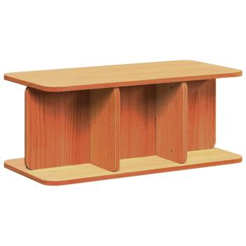 Couchtisch Wachsbraun 80 x 39,5 x 33,5 cm Massivkiefer
