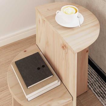 Beistelltisch Natürlich 50 x 40 x 50 cm Massivkiefer