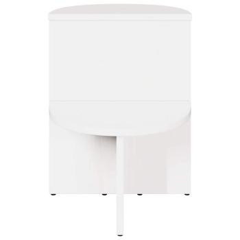 Beistelltisch Weiß 50 x 40 x 50 cm Massivkiefer