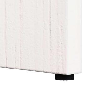 Beistelltisch Weiß 50 x 40 x 50 cm Massivkiefer