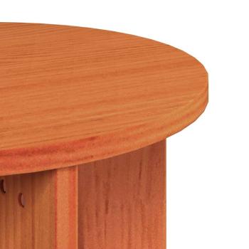 Kaffeetisch Set 2 pcs Wachsbraun 41,5 x 41,5 x 44 cm