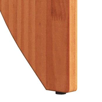 Kaffeetisch Set 2 pcs Wachsbraun 41,5 x 41,5 x 44 cm