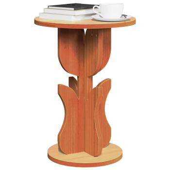 Beistelltisch Wachsbraun 39.5 x 39.5 x 53.5 cm Massivkiefer