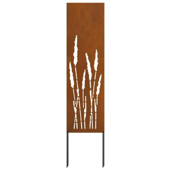 Garten dekoratives Panel Rostig 32 x 140 cm