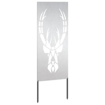 Garten dekoratives Panel Silber 50 x 140 cm Edelstahl