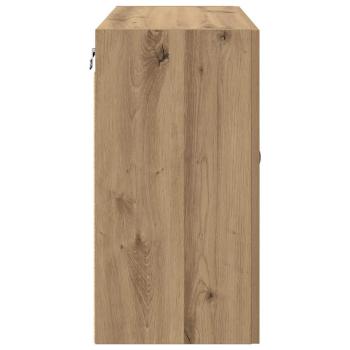 Wandschrank Eiche handwerklich 60 x 31 x 60 cm Holzwerkstoff