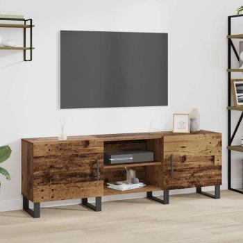 ARDEBO.de - TV-Schränk mit Regal mit Speicher mit Tür 150 x 30 x 50 cm Holzwerkstoff