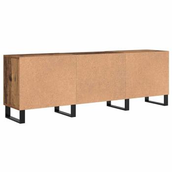 TV-Schränk mit Regal mit Speicher mit Tür 150 x 30 x 50 cm Holzwerkstoff