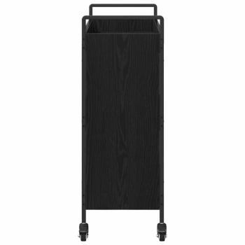 Küchentrolley Schwarze Eiche 70 x 30 x 82 cm Holzwerkstoff