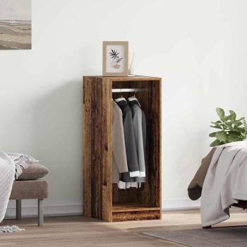 ARDEBO.de - Kleiderschrank mit Regal Altholz 41 x 48 x 102 cm Holzwerkstoff