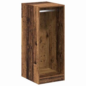 Kleiderschrank mit Regal Altholz 41 x 48 x 102 cm Holzwerkstoff