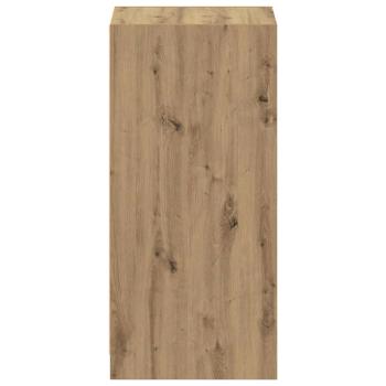 Kleiderschrank mit Regal mit Speicher Eiche handwerklich 41 x 48 x 102 cm