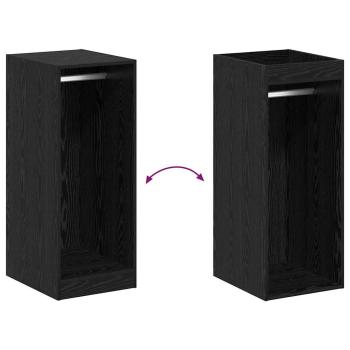 Kleiderschrank Schwarze Eiche 41 x 48 x 102 cm Holzwerkstoff