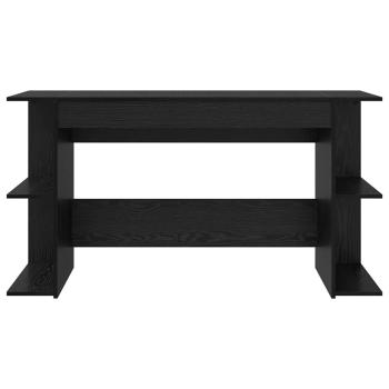 Schreibtisch Schwarze Eiche 140 x 50 x 75 cm Holzwerkstoff