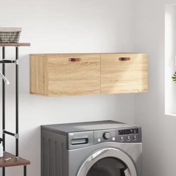 ARDEBO.de - Wandschrank Sonoma-Eiche 100x36,5x35 cm Holzwerkstoff