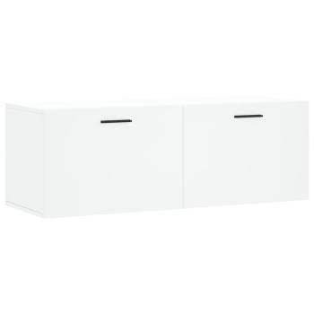 Wandschrank Weiß 100x36,5x35 cm Holzwerkstoff